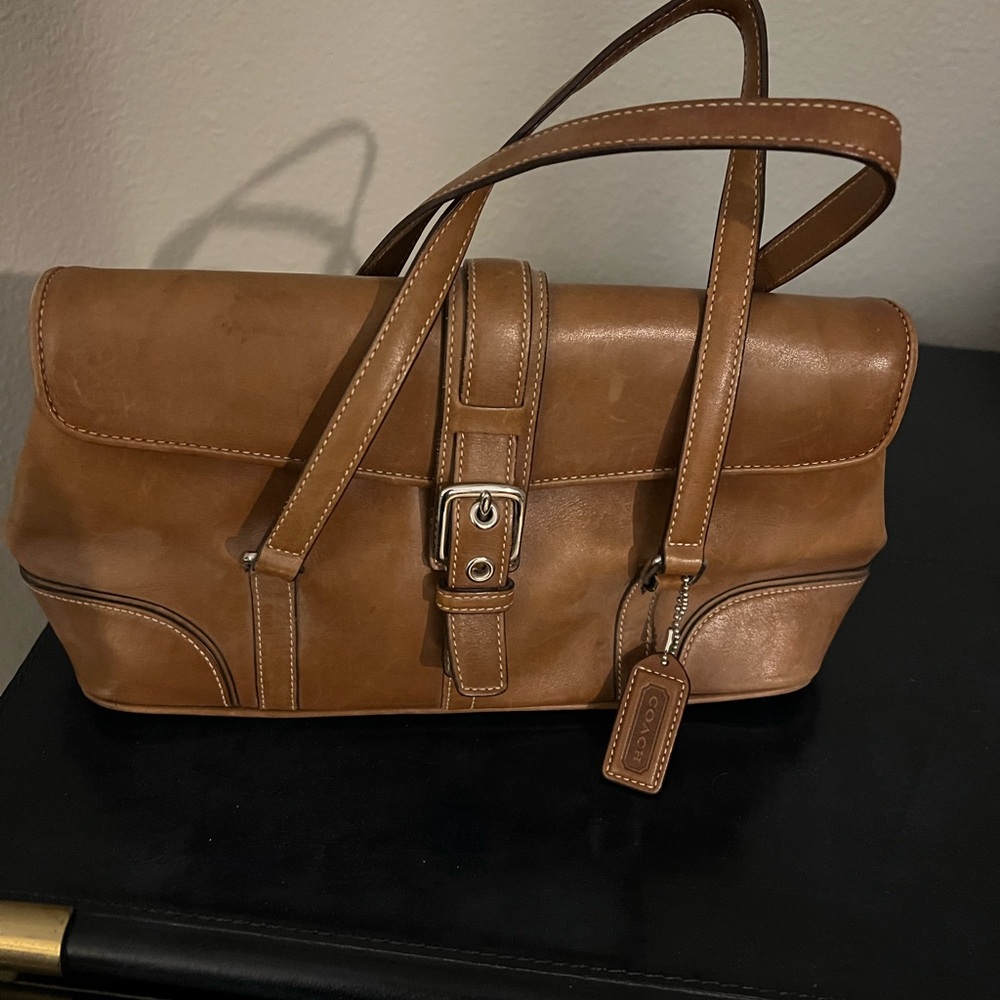 Coach Tan Leather Handbag